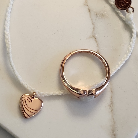 Pura Vida friendship bracelet and ring size 8 - Picture 2 of 5